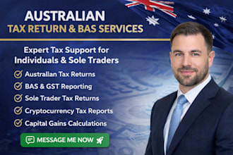 lodge your australian tax return and prepare bas gst sole trader returns
