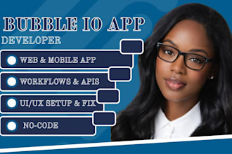 do bubble mobile app development, android, ios app development, flutter app