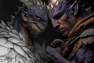 fantasy art creatures and characters