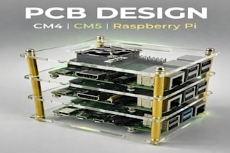 design pcb for raspberry pi cm4, cm5 and io board pcb layout