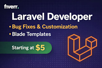fix laravel bugs and customize blade templates
