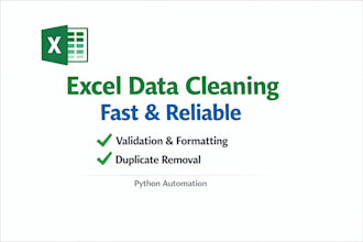 validate, clean and format your excel or CSV data