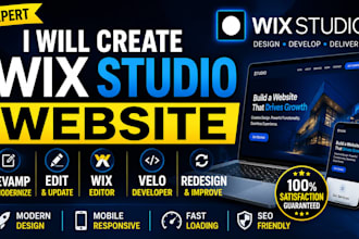 create wix studio website expert revamp edit wix editor velo developer redesign