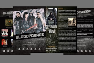 epk design media kit speaker music press kit artist branding singer dj press kit