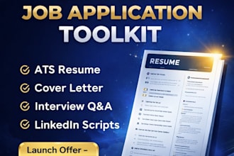 ats resume and cover letter with linkedin optimization