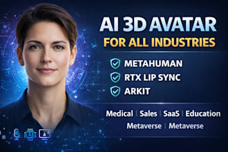 build realistic ai 3d iclone avatar, daz rtx lip sync arkit, 3d metahuman agent