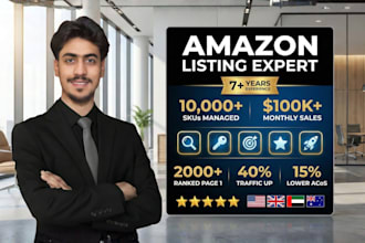 be your amazon lister expert amazon store manager