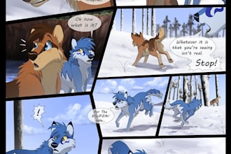 draw custom high quality anthro comic character furry art story panel nsfw sfw