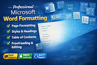 do professional microsoft word formatting