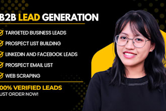 do targeted b2b lead generation linkedin leads and email scraping
