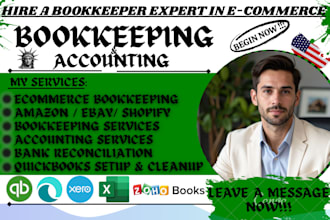 do your ecommerce bookkeeping quickbooks online xero wave catchup cleanup setup