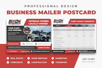 create professional postcard and eddm flyer design