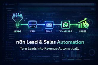 build n8n generation and sales automation system