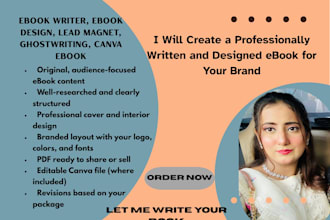 write ebook for you