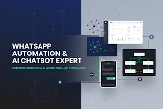 develop whatsapp automation, chatbot, unofficial API