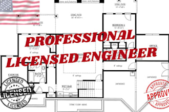 licensed civil and structural engineer pe stamp ma new jersey georgia texas