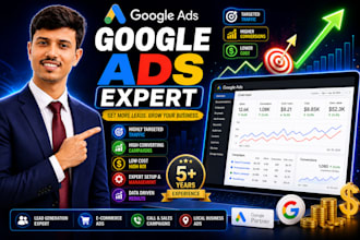 be your certified google ads PPC expert to generate leads and sales