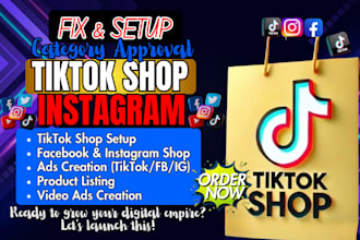 do tiktok shop setup fix category and tiktok shop manager