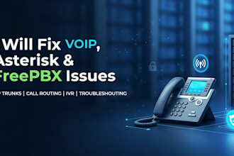 fix voip, asterisk and freepbx issues professionally