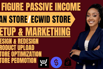 setup stan store ecwid stan store design, stan store marketing to boost sales