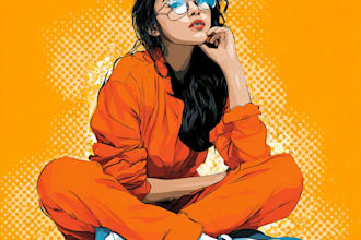draw a classic and personal pop art portrait