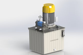design hydraulic power pack, cylinder and manifold system
