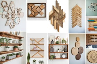 create beginner friendly DIY woodworking plans for wall decor