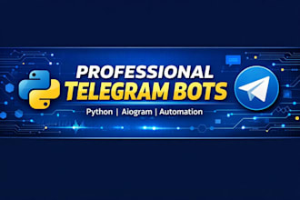 create custom telegram bot for business automation using aiogram