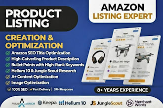 write amazon product listing description with SEO amazon listing optimization