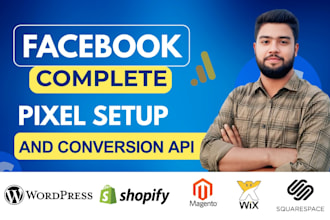 setup shopify facebook conversion API, meta pixel, server side tracking via GTM