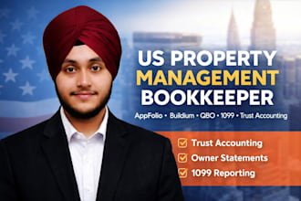 property management bookkeeping I appfolio, buildium, yardi