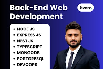 develop backend with nodejs expressjs nestjs