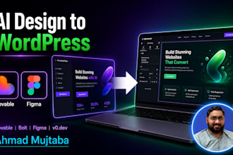 convert ai design to wordpress elementor website pixel perfect