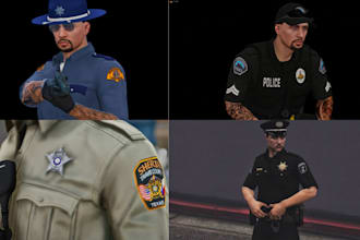 create realistic fivem fivem police and sheriff eup uniforms