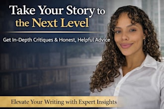 be your beta reader and give honest feedback on your book