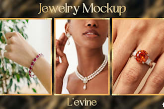 create mockups of your jewellery