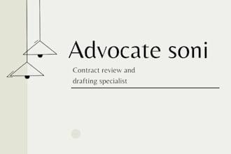 review your contract and draft the changes