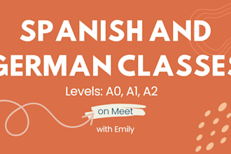 teach you spanish and german