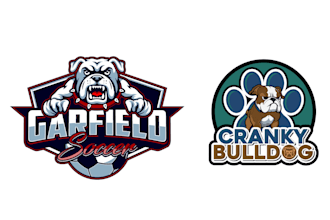 design wonderful bull dog logo with free source files