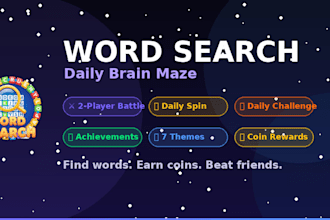 provide full source code of word search android game