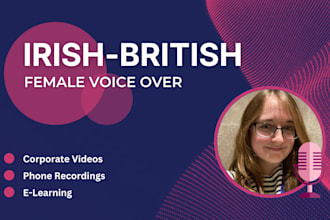 record your british or irish female voice over