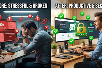 fix PHP bugs, mysql errors, API issues, and website problems