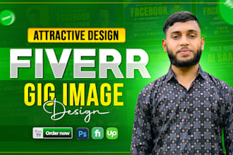 design modern and clickable fiverr gig images