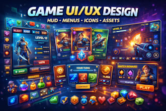 do game UI design UI UX hud unity unreal engine interfaces