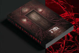 do horror book cover, ebook cover and kdp cover