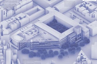 design architectural axonometric views, plans and sections