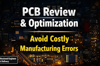 review, fix and optimize your pcb design for manufacturing