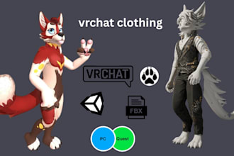 create and rig 3d vrchat clothing vrchat outfit vrchat avatar unity upload