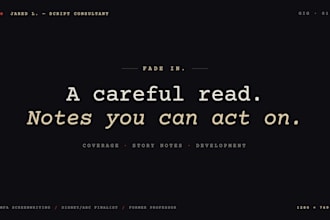 provide 5 pages of professional coverage for your script