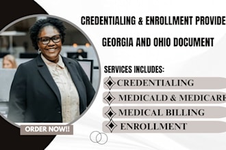 do provider credentialing and enrollment for medical billing, medicare, medicald